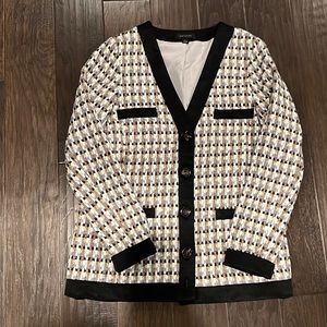 Ann Taylor tweed sweater blazer, size 2. New, never worn